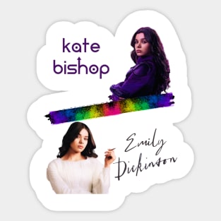 Emily Dickinson - Kate Bishop T-Shirt Sticker